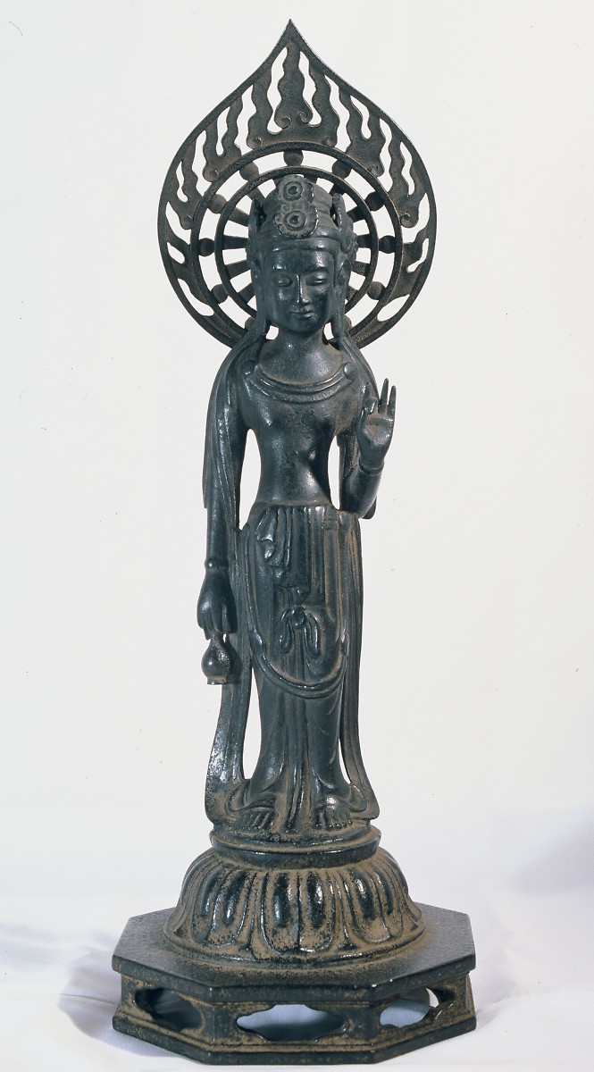 銅造菩薩立像 | 上田市の文化財