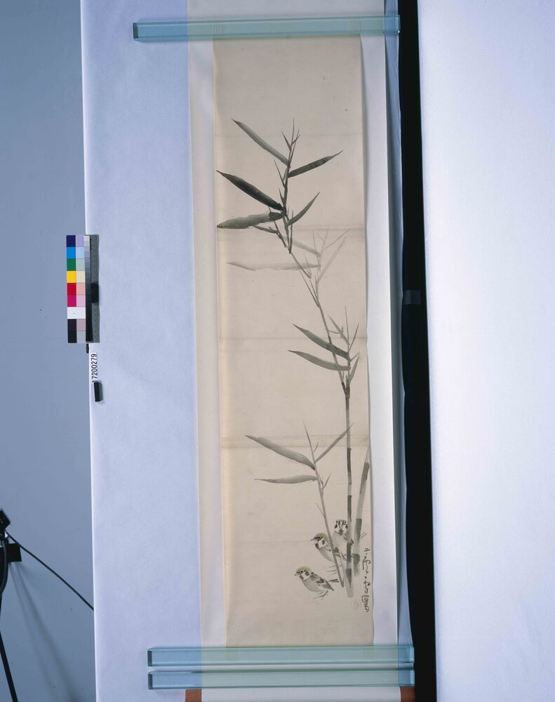 粉本 蘆雪写 竹に雀 | ToMuCo - Tokyo Museum Collection
