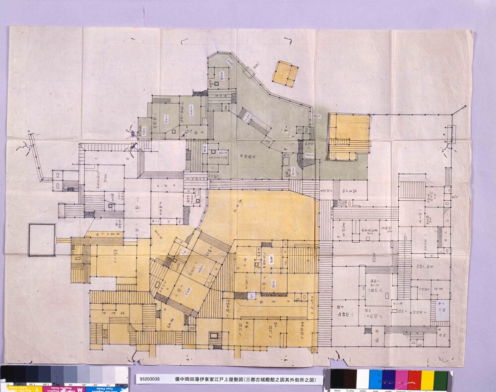 備中岡田藩伊東家江戸上屋敷図 | ToMuCo - Tokyo Museum Collection