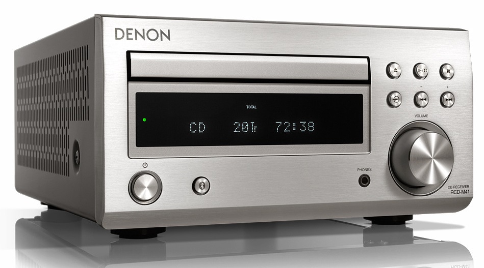 Стерео ресивер Denon RCD-M41 Silver – купить в MUSICMAG