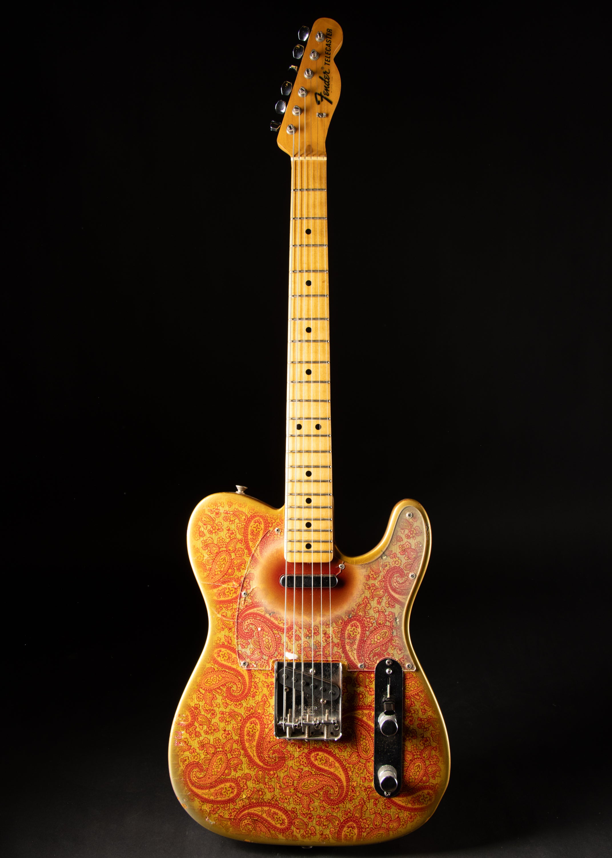 1968 Fender Telecaster Pink Paisley – Music City Vintage Guitars