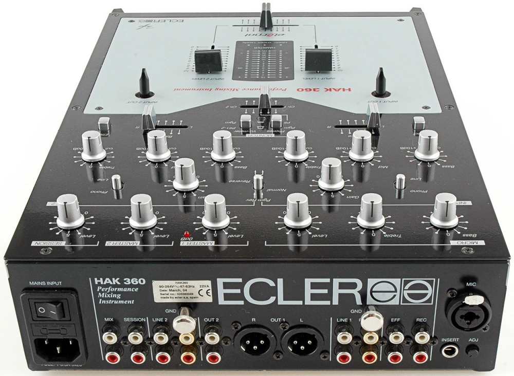 希少 バトルDJミキサー ECLER HAK 360 SH-EX1200 希少バトルDJミキサー