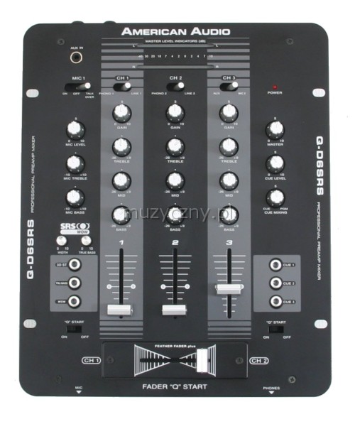 American Audio Q-D6 mikser DJ - cena, opinie | Sklep Muzyczny.pl