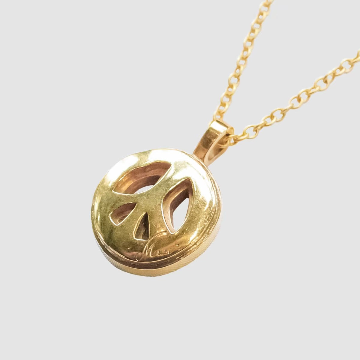 MUZE - MUZE PEACE NECKLACE(GOLD) ミューズ ピース ネックレス