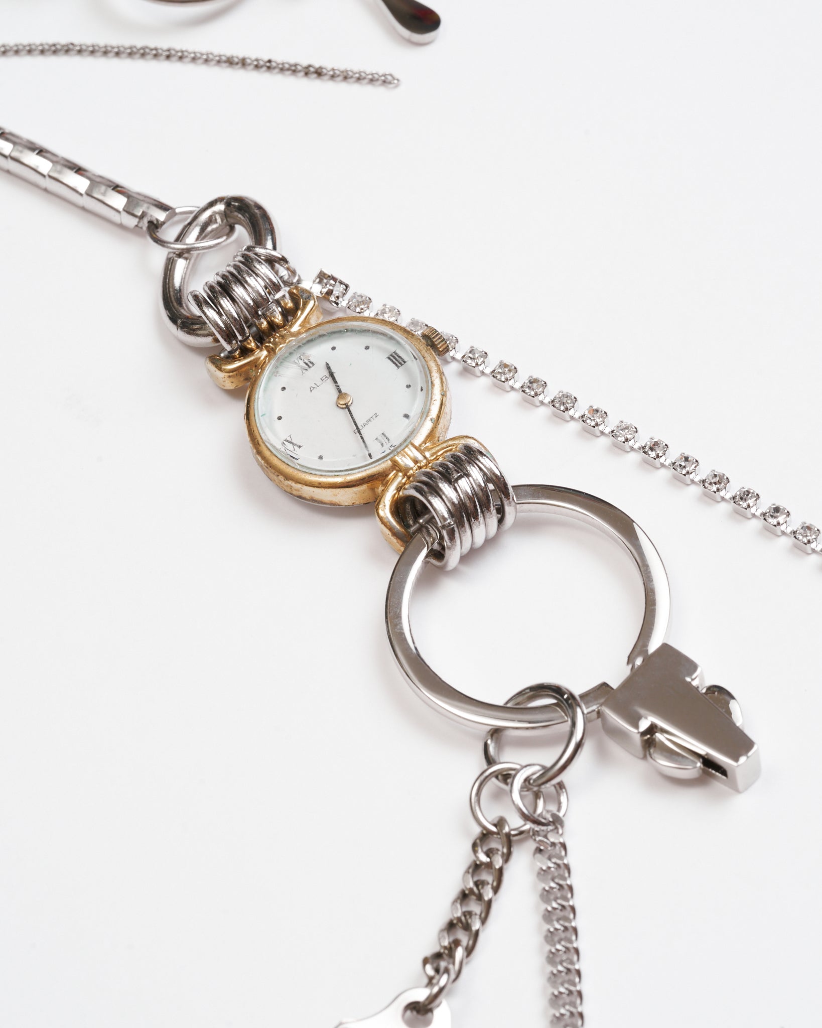 HIDAKA -【SCRAP LINKS CHAIN(SILVER】ヒダカ 時計 ネックレス パンツ