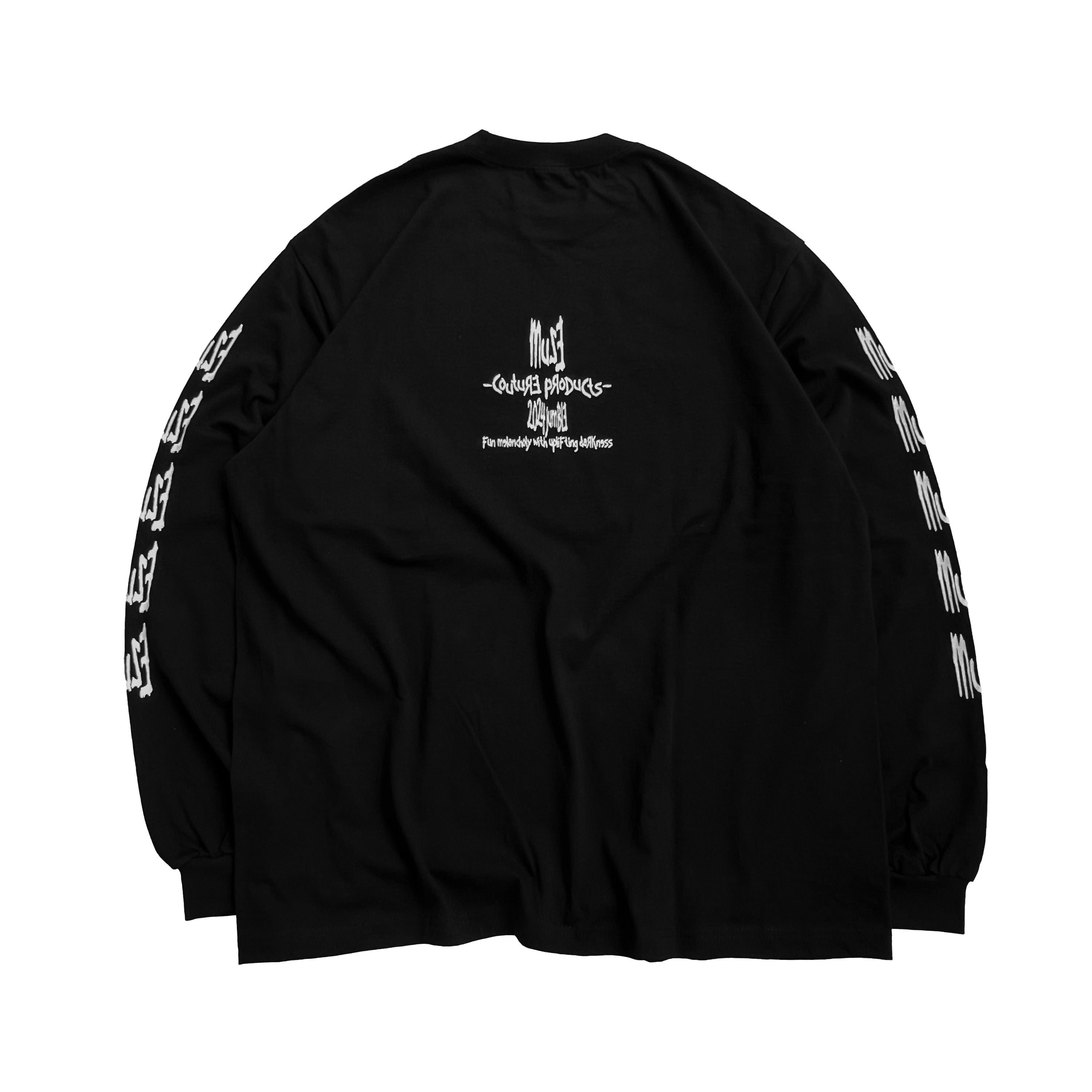 MUZE BLACK LABEL -【MUZE JUMBLE LONG SLEEVE T-SH(BLACK)】ミューズ