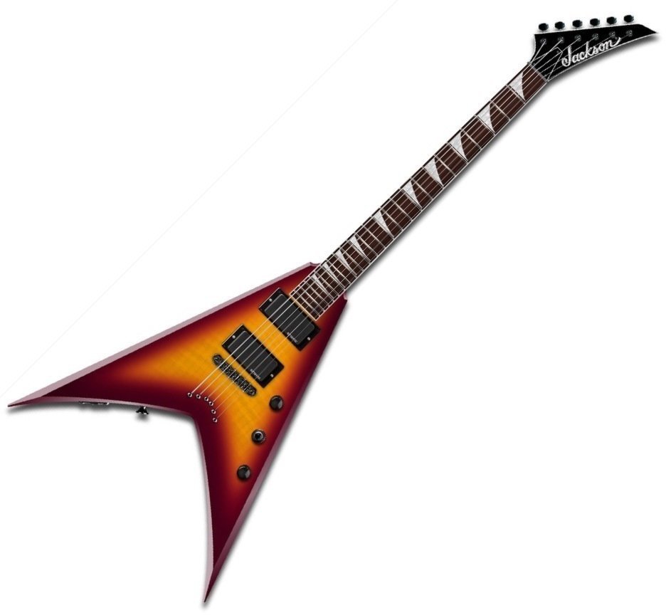 Jackson King V KVXT Burnt Cherry Sunburst - Muziker