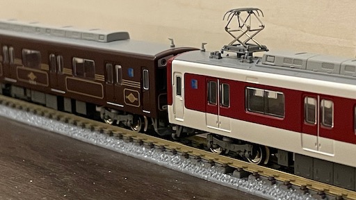 グリーンマックス近鉄 5800系 (デボ 1形塗装) 入線 - 遅咲き鉄道模型の道