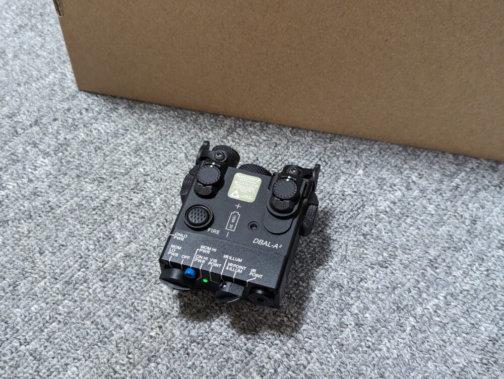 エアガン用のレーザーサイト「DBAL-A2」を買ってみた