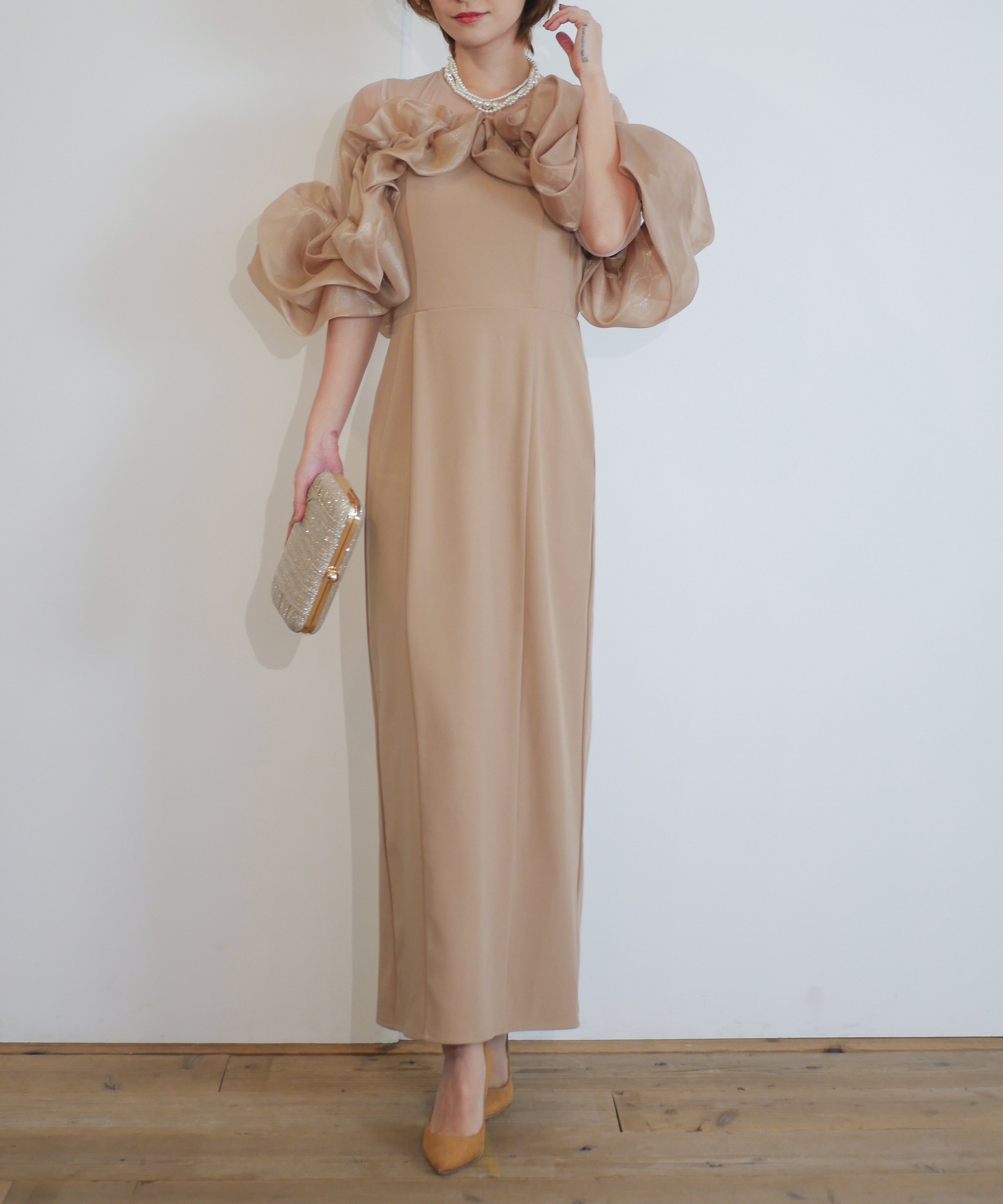 VOLUME RAFFLE DRESS – My shawty