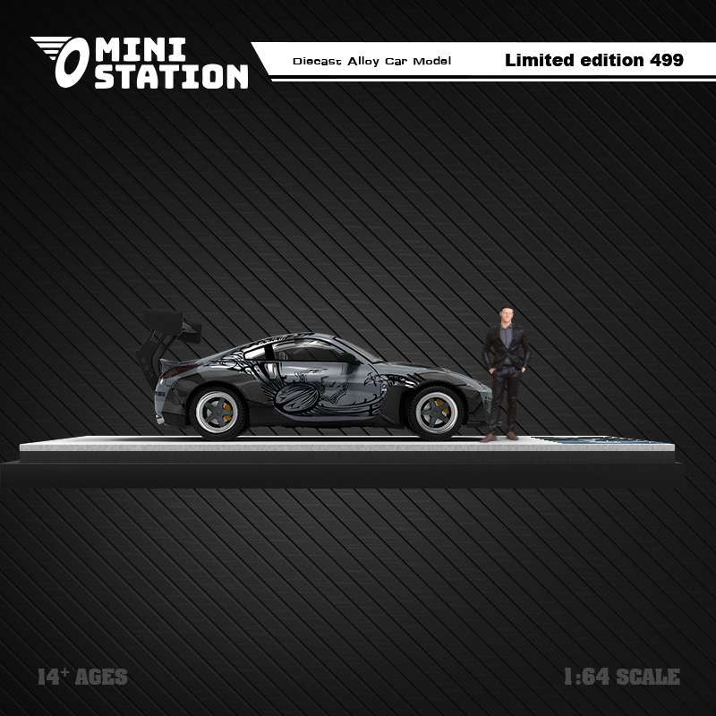 Mini Station 1:64 Nissan 350Z - Grey – Myguycollectibles