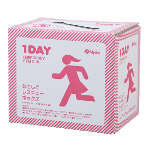 1DAYなでしこレスキューボックス｜災害用トイレ・簡易トイレ・携帯