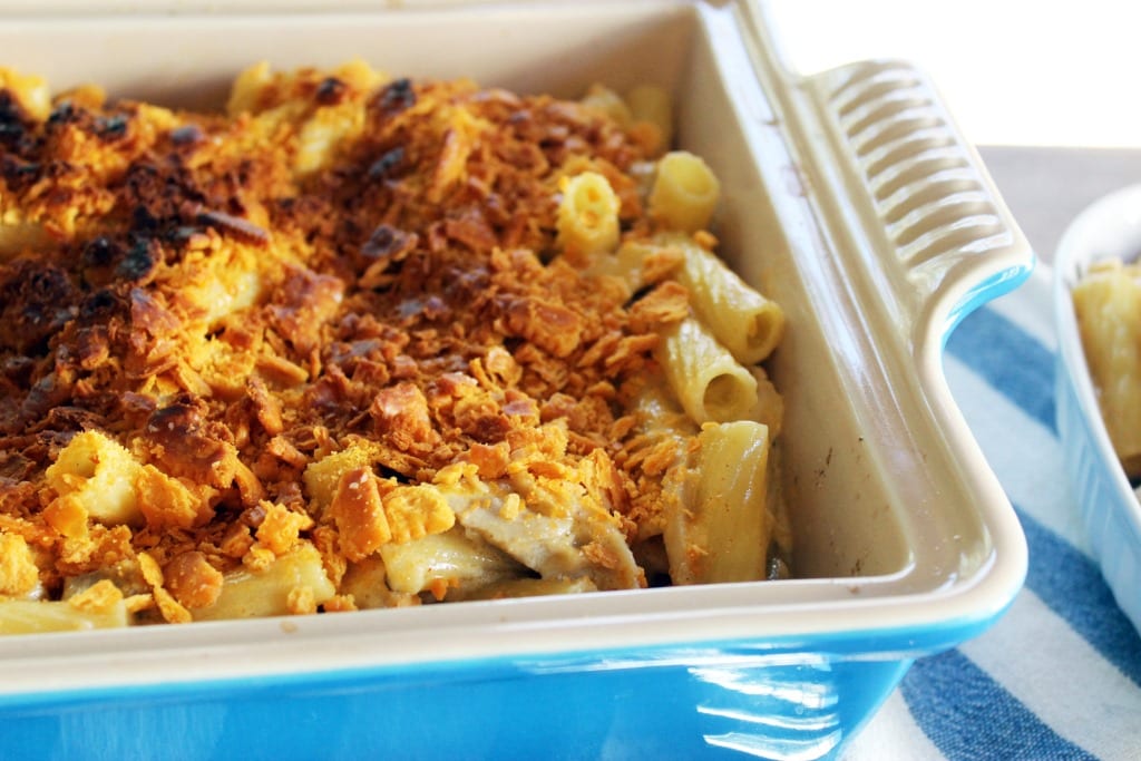 Cheez-It Mac with Braised Chicken Thighs - My Therapist Cooks