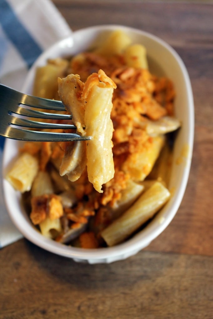 Cheez-It Mac with Braised Chicken Thighs - My Therapist Cooks