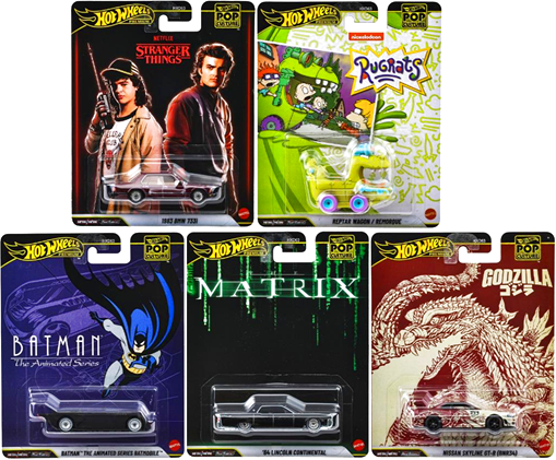 ホットウィール ポップカルチャー アソート 5台セット （国内流通版