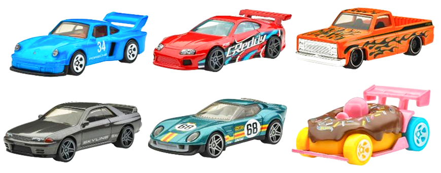 ホットウィール XL ベーシックカー アソート 6台セット （国内流通版