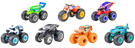 ホットウィール モンスタートラック 1:64 アソート 8台セット （国内
