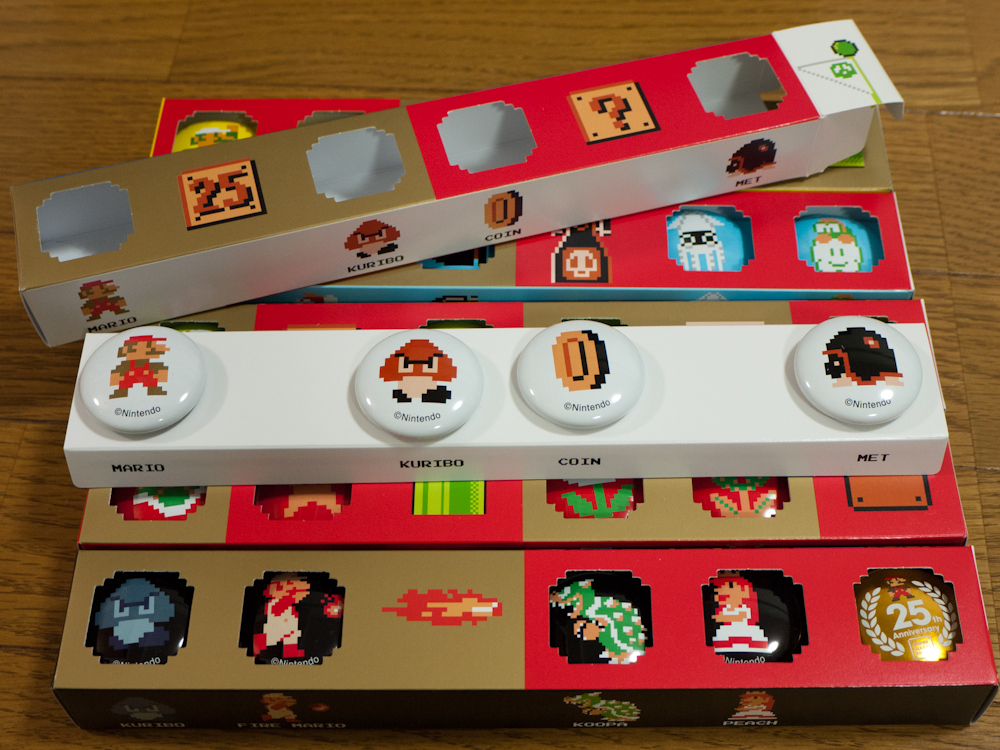 クラブニンテンドー特典バッジセットのパッケージデザインが素晴らしい