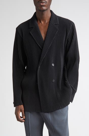 Homme Plissé Issey Miyake Tailored Pleats 1 Double Breasted Jacket