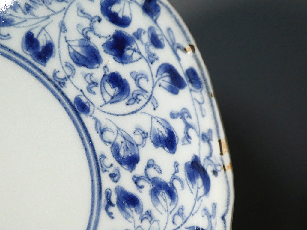 古伊万里 花唐草 七寸皿 – n3curio