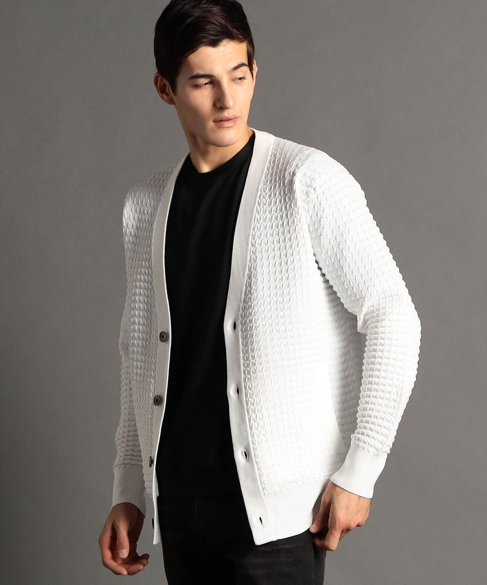 ジオメトリックジャカード ニットカーディガン｜ニット｜ニコル公式