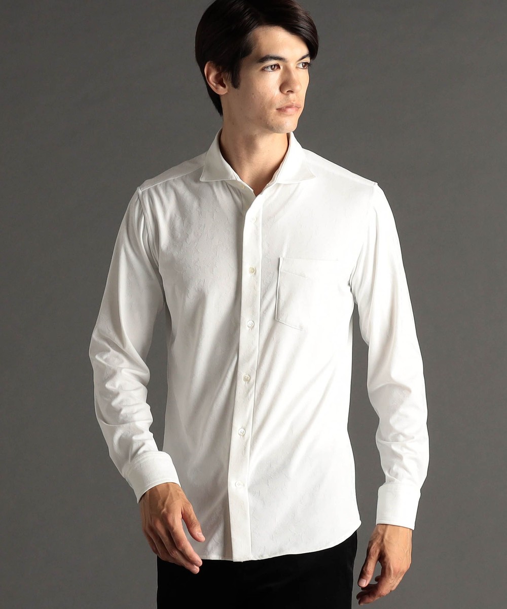 ex/tra】デジタルカモ カッタウェイカラーシャツ｜シャツ/ブラウス