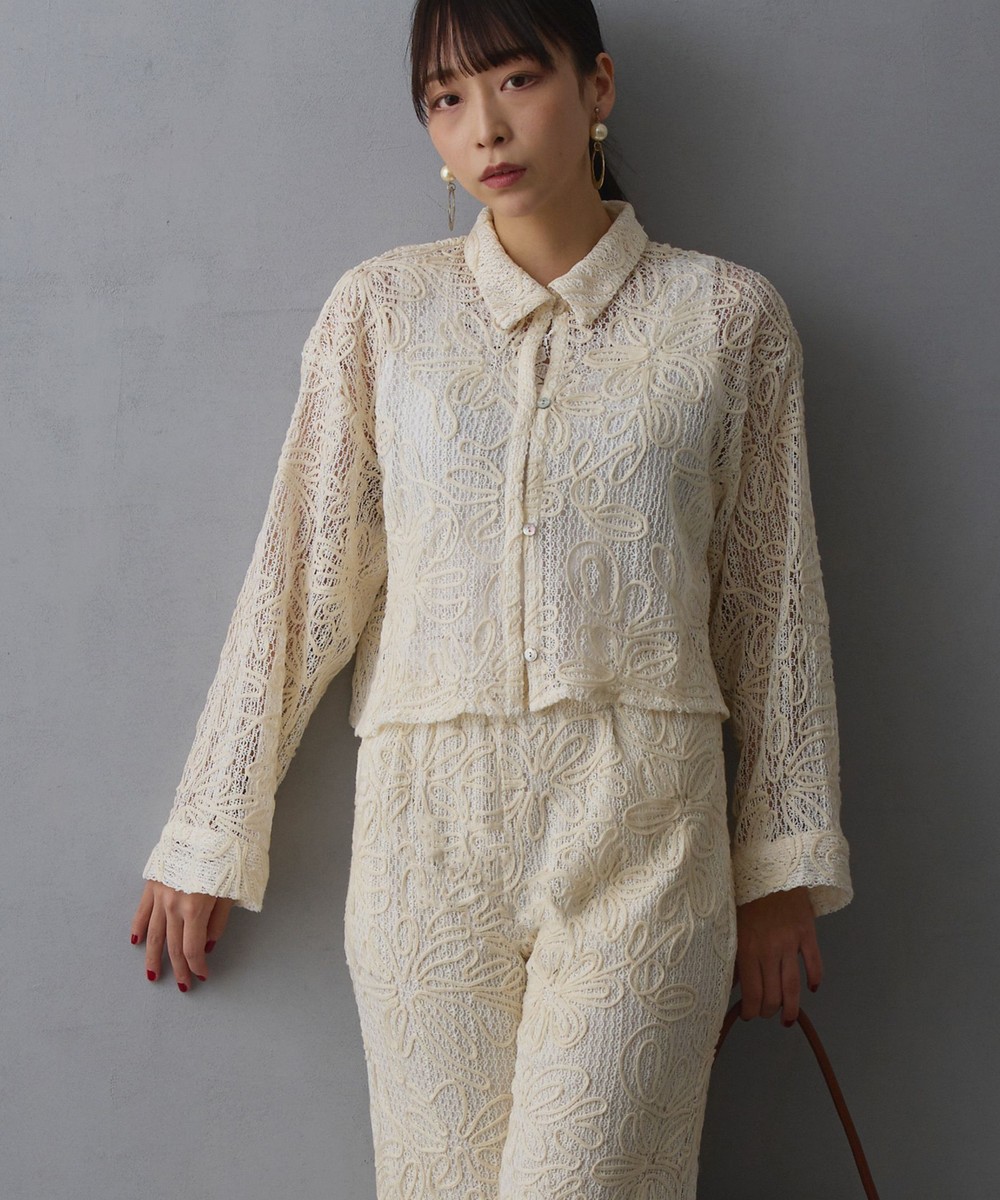 コード刺繍ブラウス｜シャツ/ブラウス｜ニコル公式通販サイト｜NICOLE