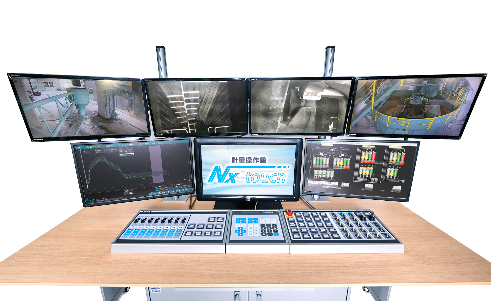 計量操作盤 NX-touch | 生コンシステム.jp