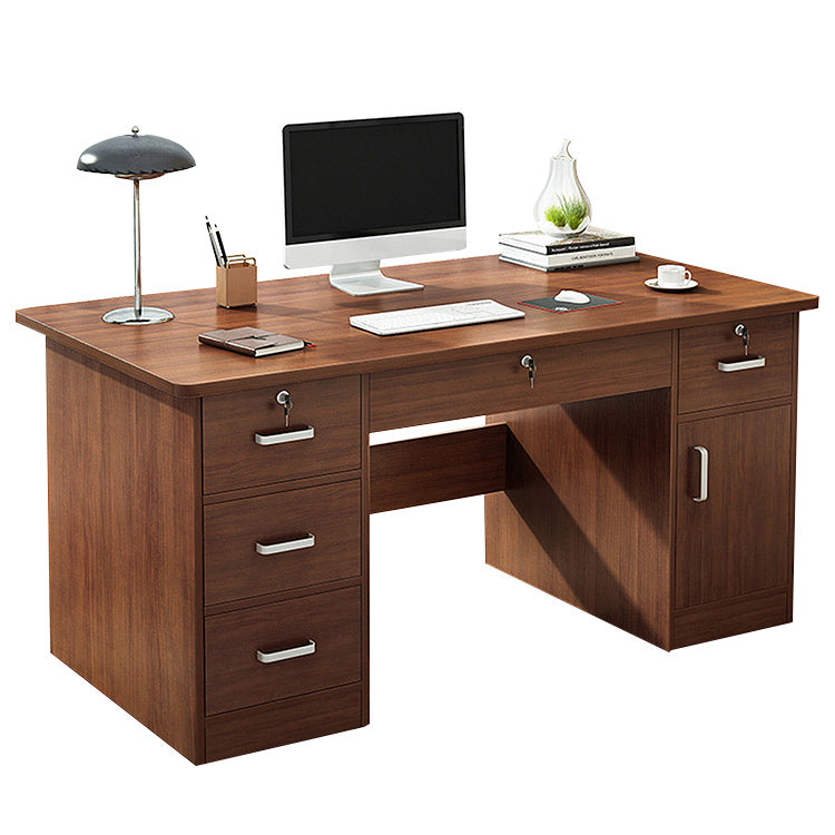 オフィスデスク,両袖デスク,事務机,キーボードトレイ,鍵付き,機能性