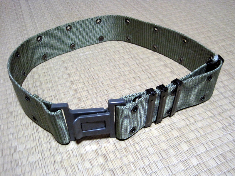 自衛隊のピストルベルト ～ 陸上自衛隊 91式弾帯 (PX品)│ナナシノミコト