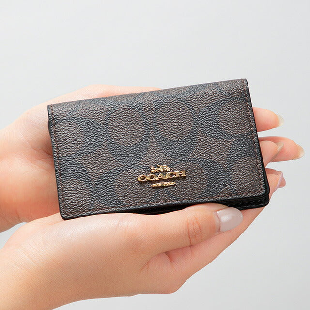 コーチ 名刺入れ レディース ブランド COACH シグネチャー 91681 IMAA8
