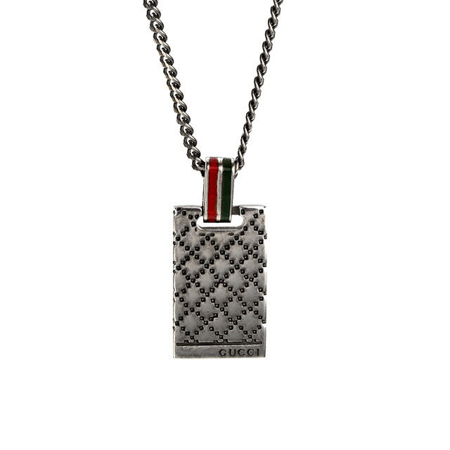 グッチ ネックレス GUCCI ディアマンテモチーフ ペンダント シルバー