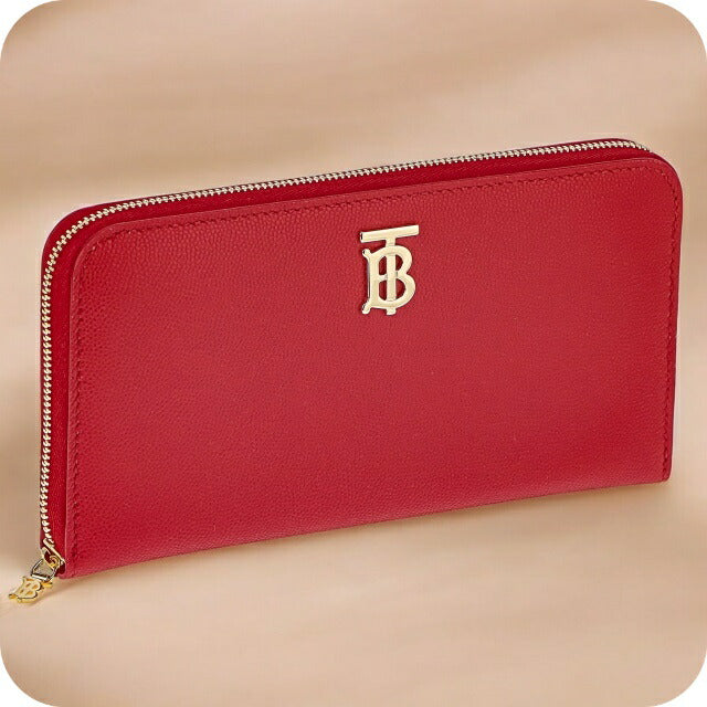 バ−バリ− 長財布 レディース ブランド BURBERRY 8023298 レッド BU