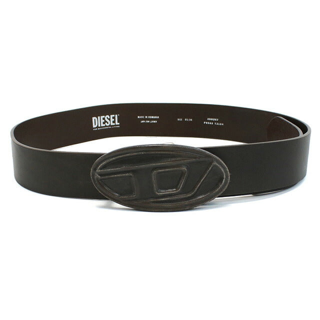 ディーゼル ベルト メンズ ブランド DIESEL レザー X09257 ブラウン
