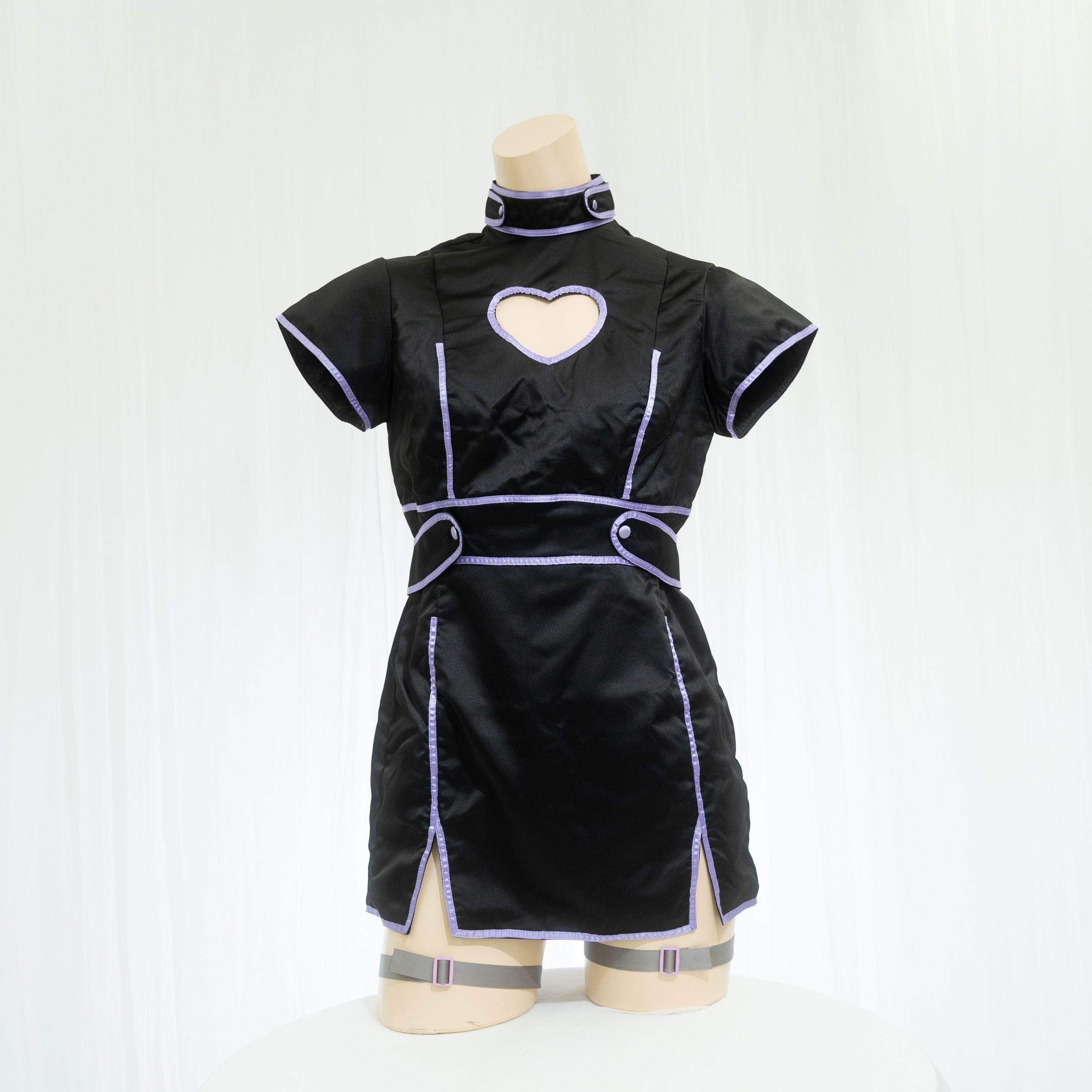 B0068 ペンギン水着 ぶか袖&ニーハイレッグカバーセット /M企画｜NANIKIRU