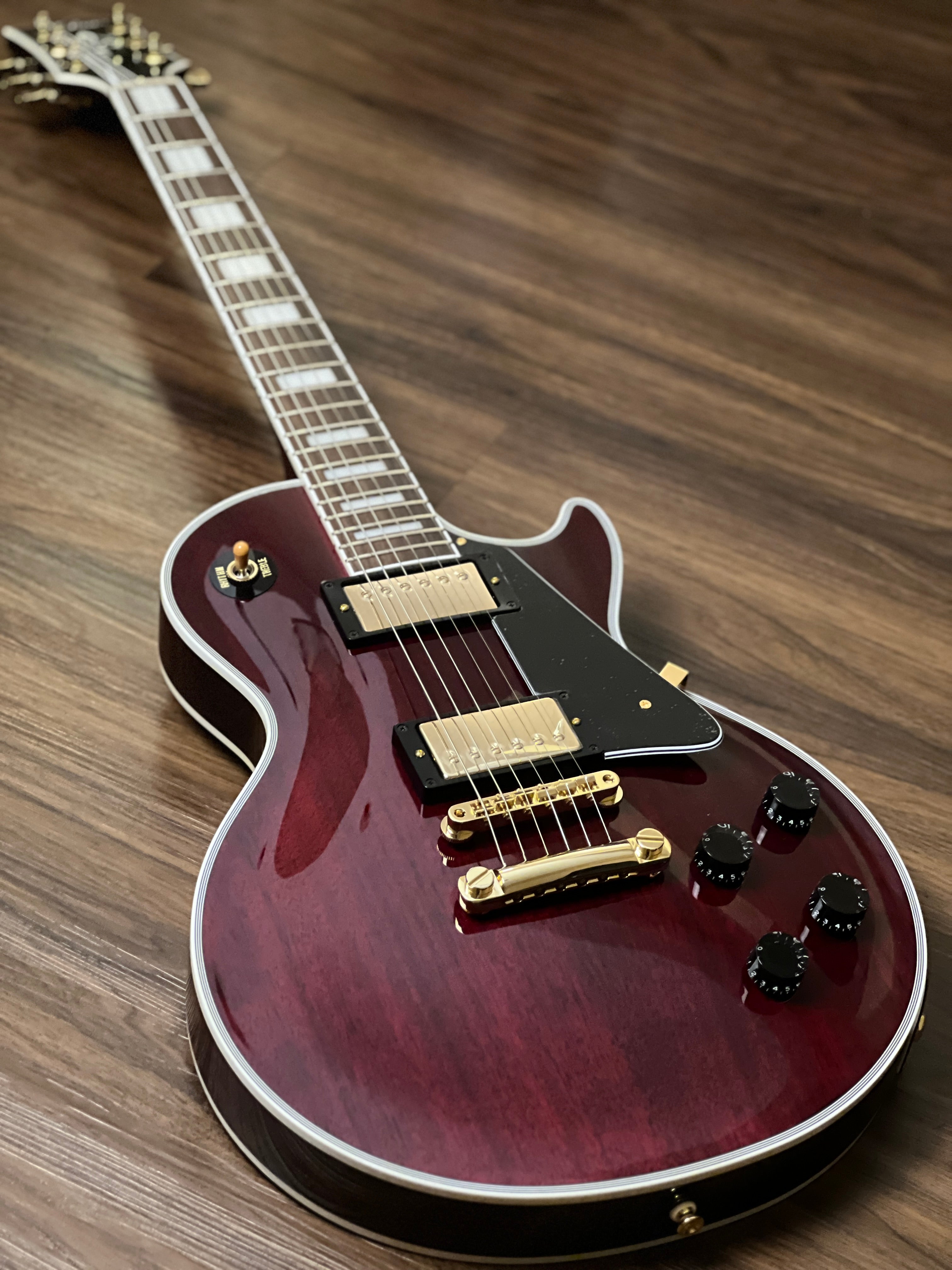 Tokai Love Rock LC-142 WR Vintage Series Japan in Wine Red S/N