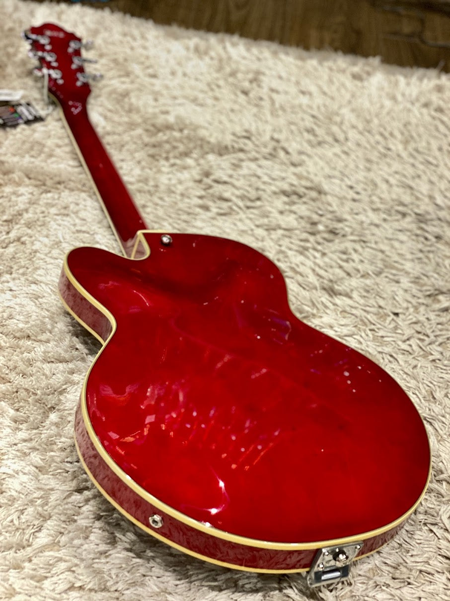 Ibanez AFS75T-TRD Artcore in Trans Red – nafiriguitar.com