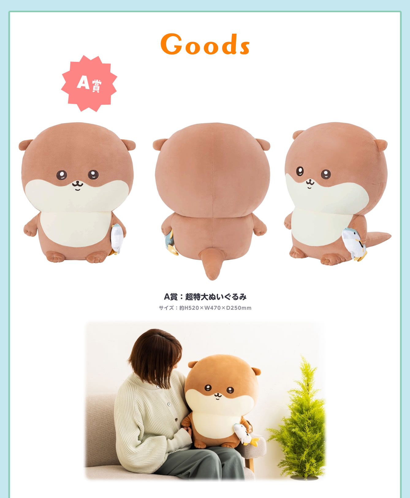 ナガノのカワウソ ぬいぐるみくじ