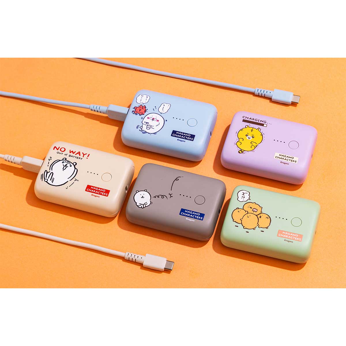 ナガノキャラクターズ 10000mAh/20W モバイルバッテリー（アザラシと