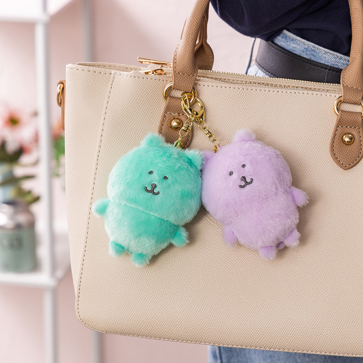 ナガノキャラクターズ カラーなナガノのくまマスコット（ライトブルー