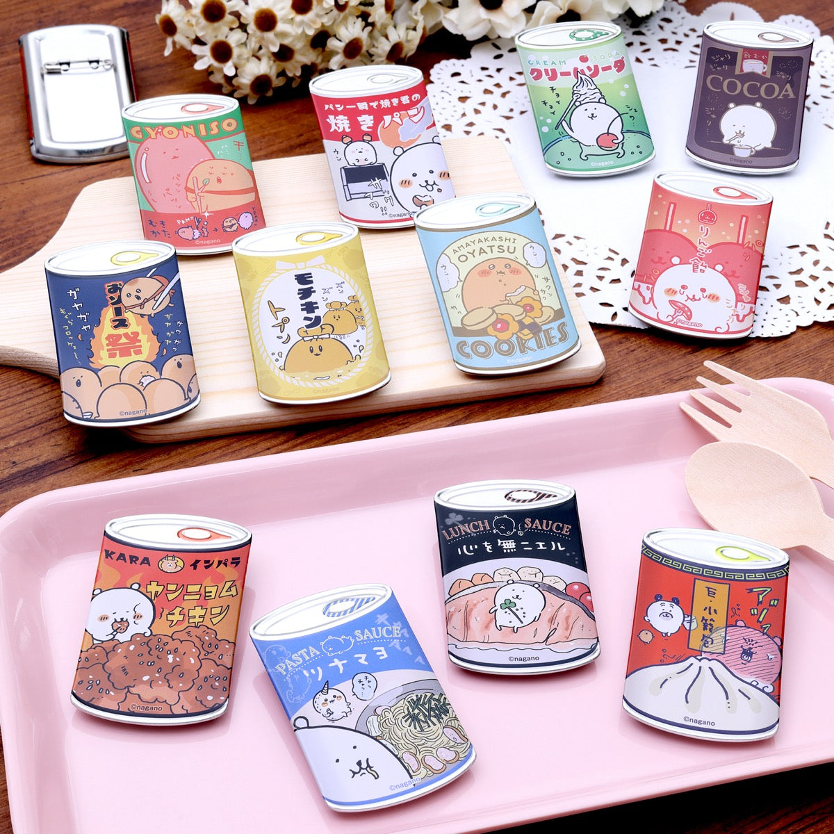 ナガノキャラクターズ mitamemo缶バッジ（全12種）1BOX 12個入