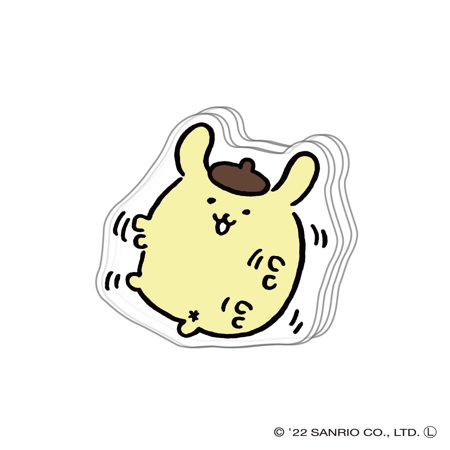 ナガノ×サンリオキャラクターズ アクリルクリップ（ポムポムプリン