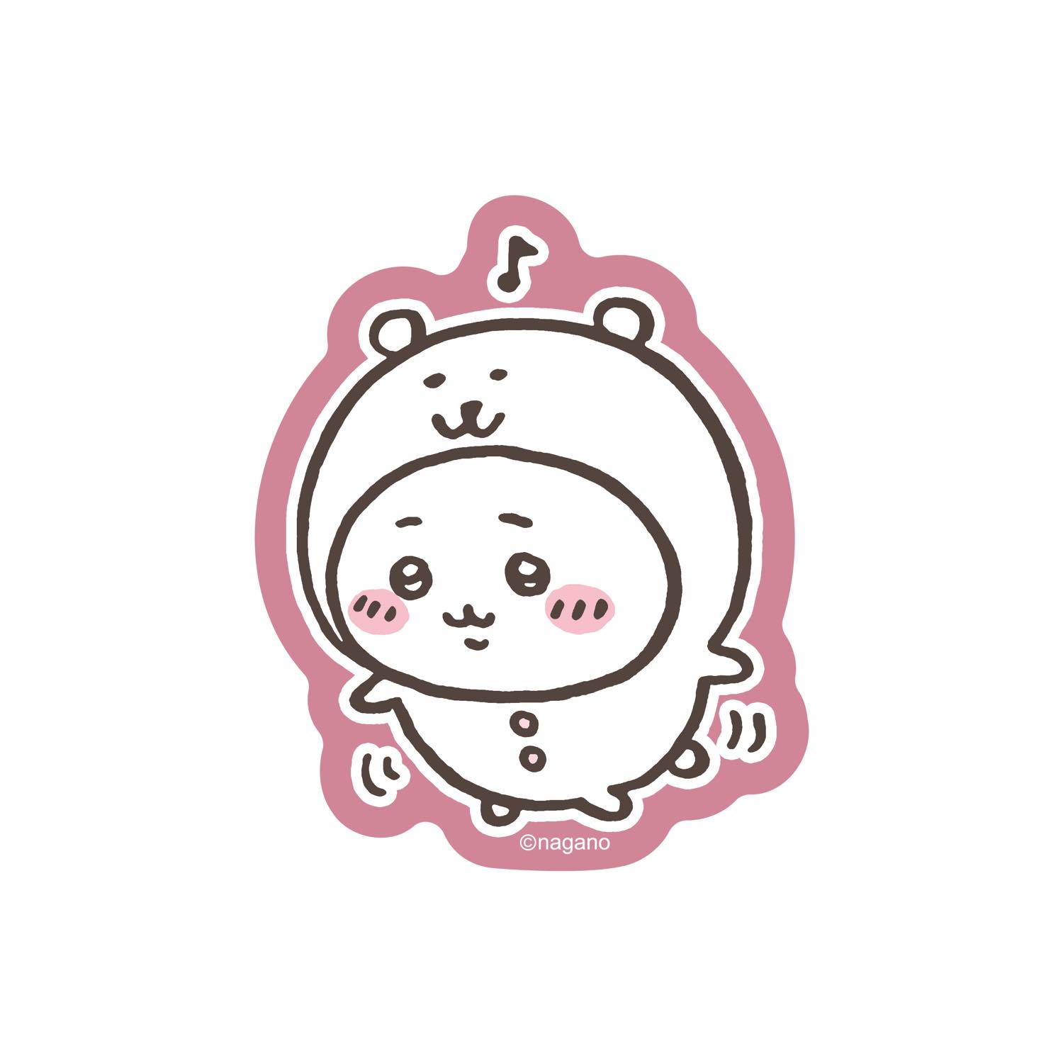 ナガノキャラクターズ スマホに貼れるサイズのステッカー （ちいかわに