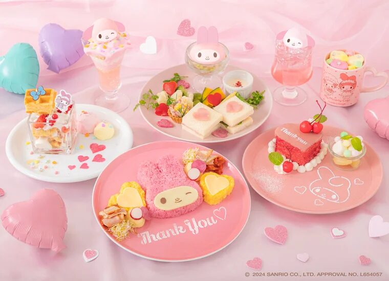 マイメロディ50周年を記念したテーマカフェ「My Melody Cafe