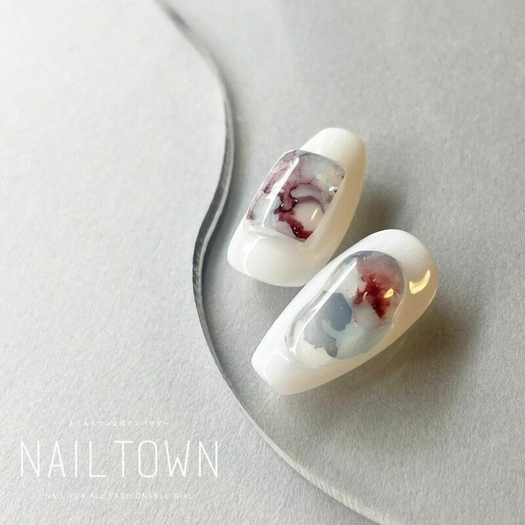 インクネイルの魅力》じゅわっとニュアンス感がかわいい人気デザイン6
