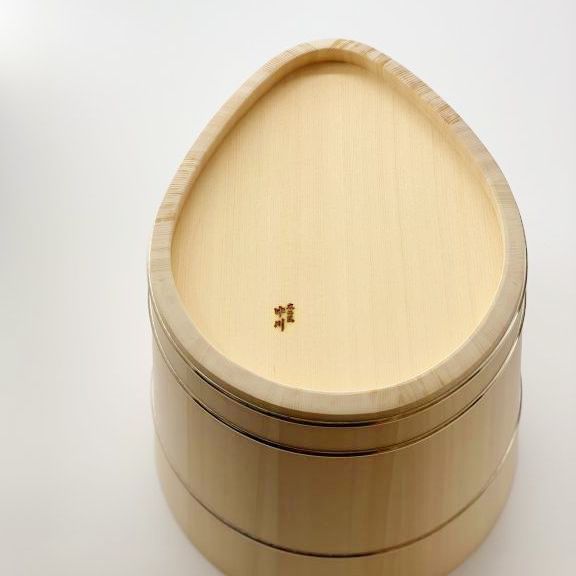 檜 シャンパンクーラー しずく | 中川木工芸 比良工房