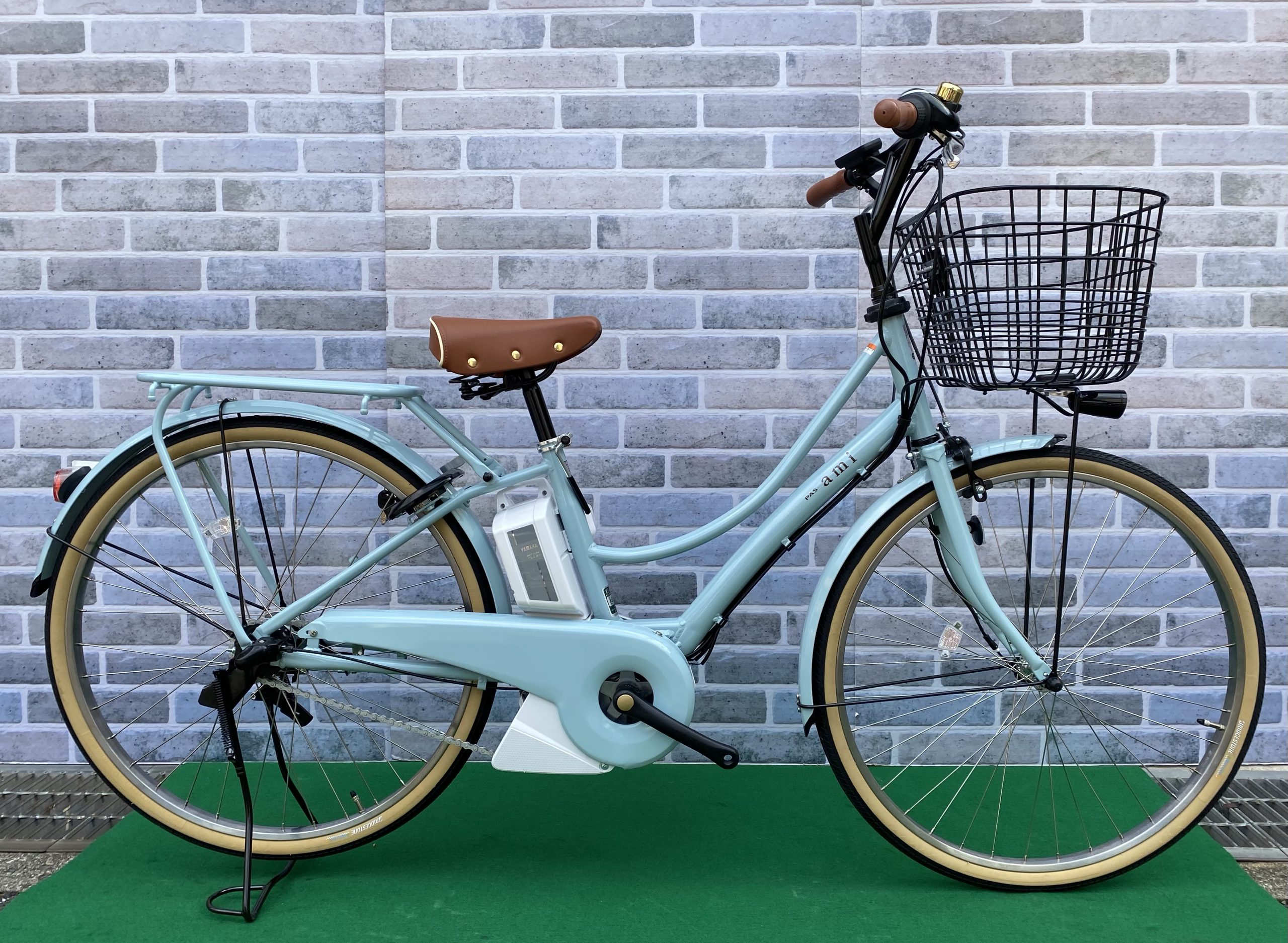 PAS Ami スノーホワイト&シアンブルー | 箕面市の自転車屋 |中井商会