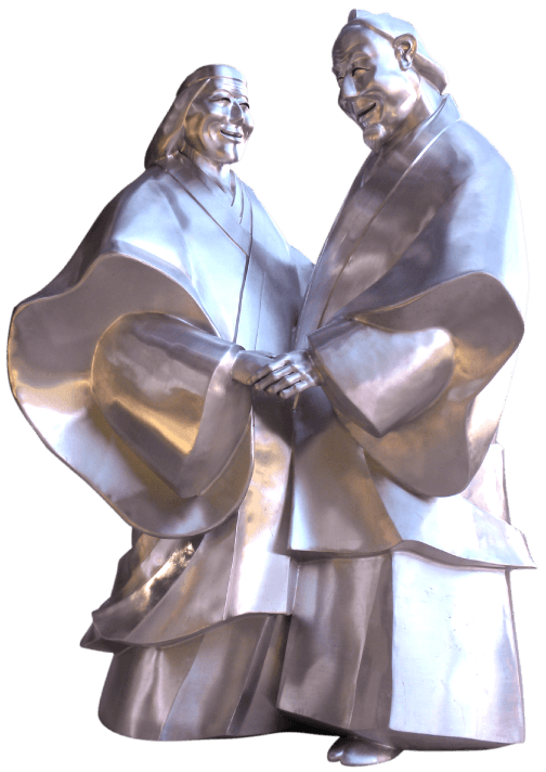 巨大ステンレス彫刻家中嶋大道