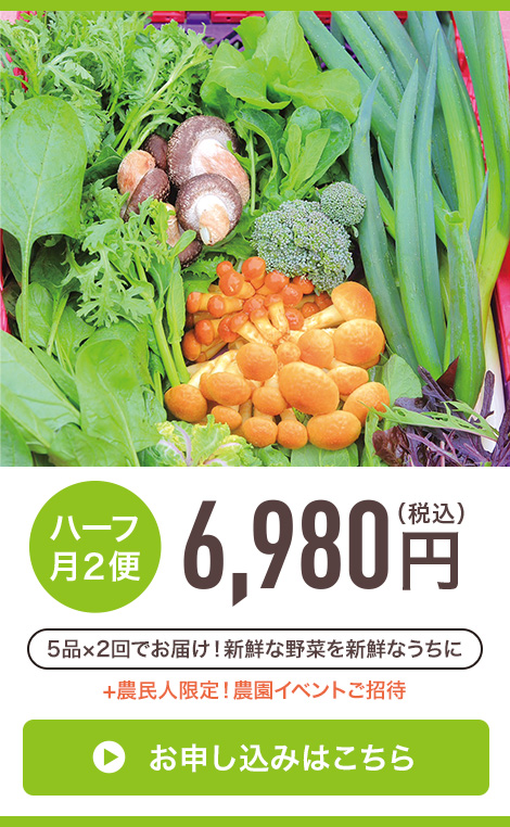 農家の宅配便｜東京・八王子の野菜農家中西ファームの定期宅配サービス