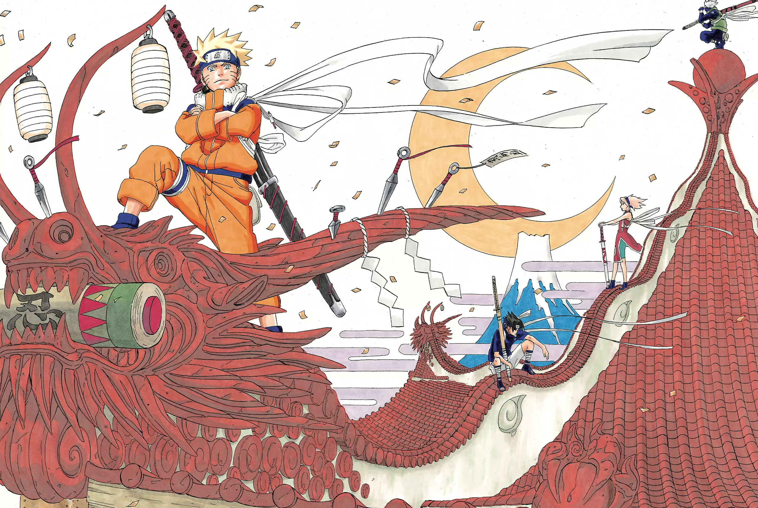 NARUTO X BORUTO忍者BORUTAGE 塗り絵コンテストキャンペーン」結果発表